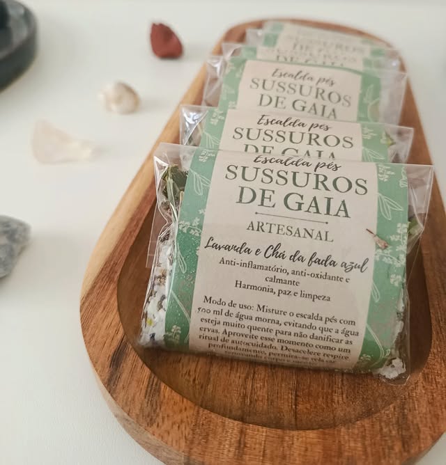 Escalda-pés com lavanda